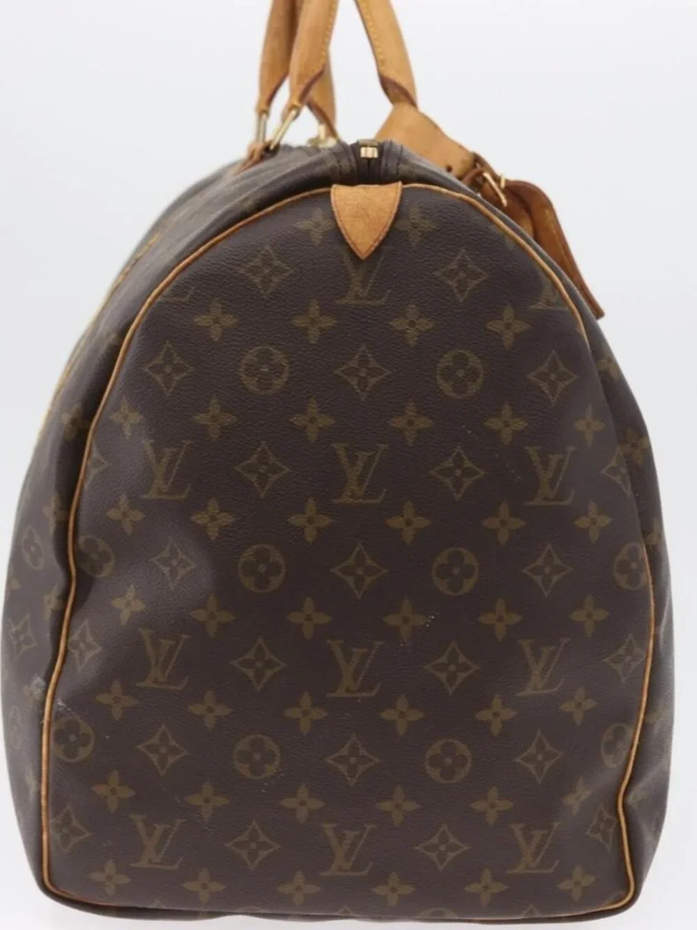LOUIS VUITTON Monogram Keepall 60 Boston Bag M41422 LV Auth ka2464